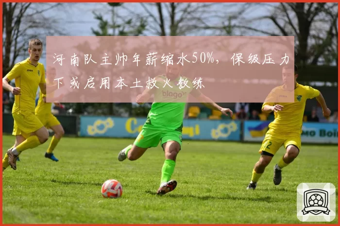 河南队主帅年薪缩水50%，保级压力下或启用本土救火教练