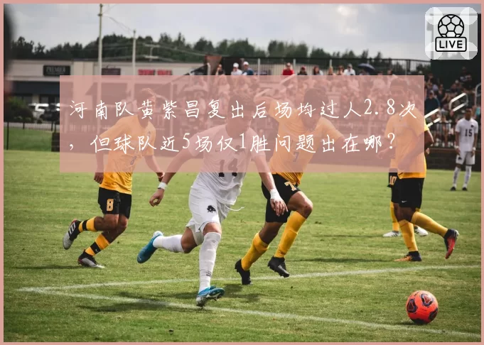 河南队黄紫昌复出后场均过人2.8次，但球队近5场仅1胜问题出在哪？